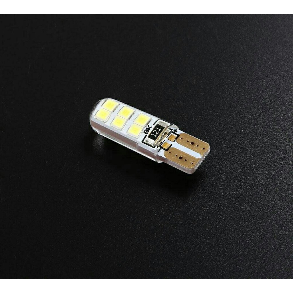 Bóng Đèn Led Demi, Xi Nhan Chân T10 Loại 12 Chip SMD Siêu Sáng