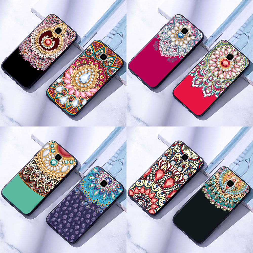 ốp lưng Mềm In Họa Tiết Mandala1 Cho Samsung Galaxy A5 2015 / A7 2016 / 2017