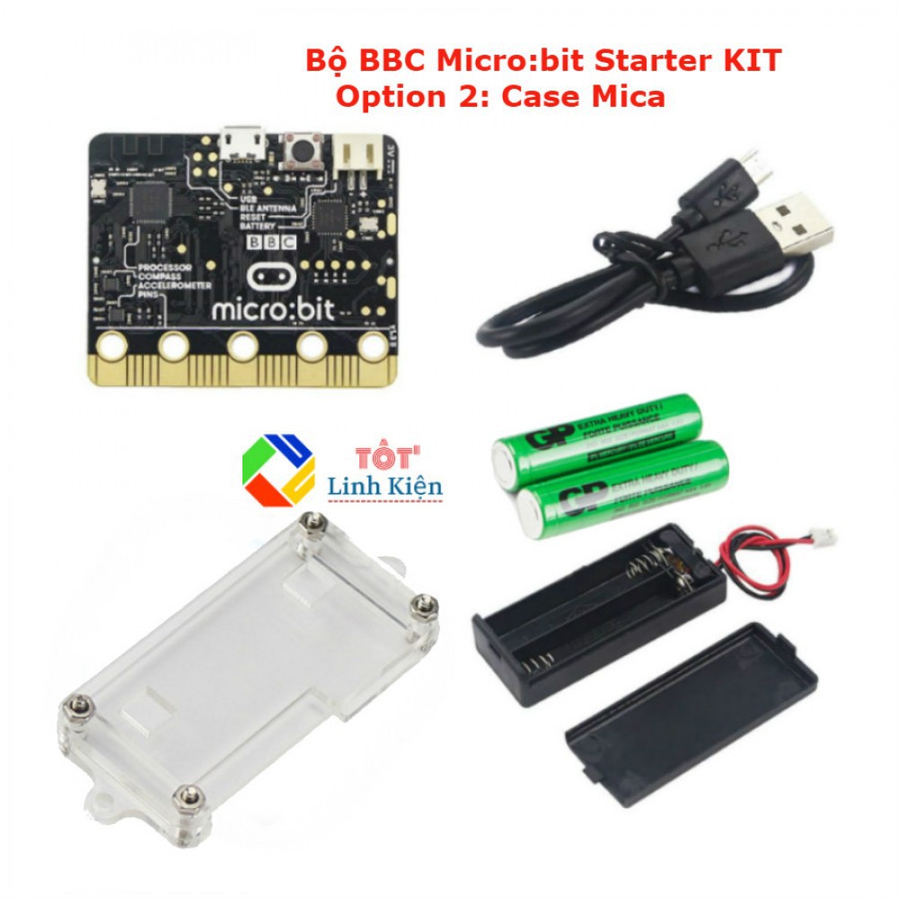 Bộ BBC Micro bit Starter KIT - Bộ KIT Microbit Giáo Dục STEM Cơ Bản