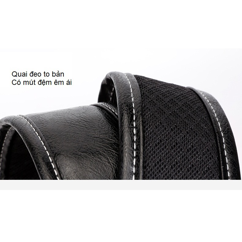 Balo Da Nam Cao Cấp Phong Cách Hàn Quốc Chất Da Cao Cấp, Dày Đẹp