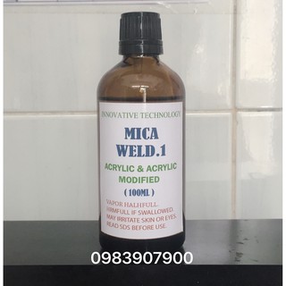Keo Lạnh Dán Mica Acrylic Weld.1 Trong Suốt 100ml - Dán Mica Đài Loan