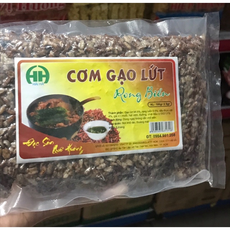 Cơm gạo lứt sấy rong biển Hải Hà
