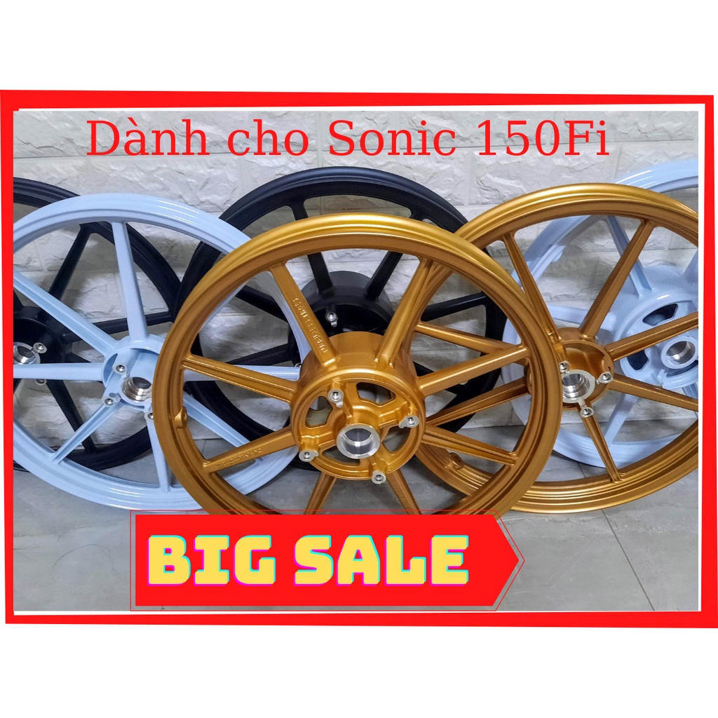 Mâm 8 cây Asiro dùng cho xe Sonic 150 bản 1.4 và 1.6