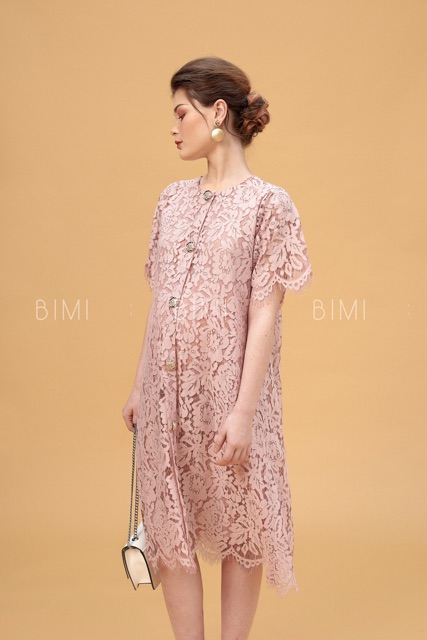 ĐẦM REN HỒNG - BIMI