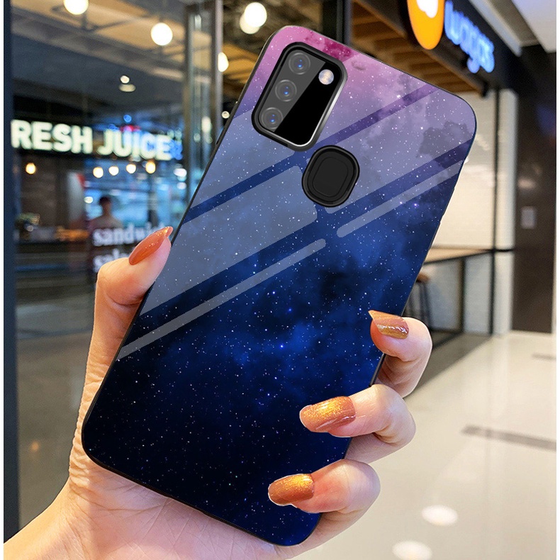 Ốp Lưng SAMSUNG GALAXY A21S Ốp kính bóng cao cấp Phi Hành Gia