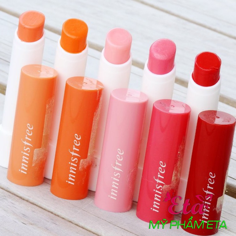 Son dưỡng môi có màu INNISFREE GLOW TINT LIP BALM Hàn Quốc dưỡng mềm, hồng môi 3.5g