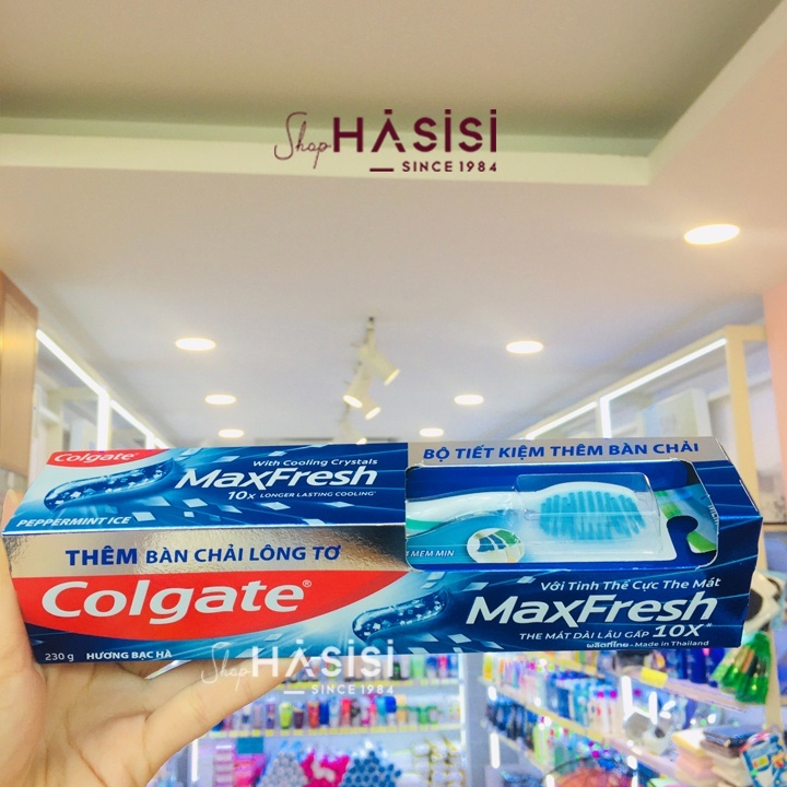 Kem Đánh Răng COLGATE - Maxfresh The Mát Cực Độ Siêu Sảng Khoái 230g (Kèm KM)