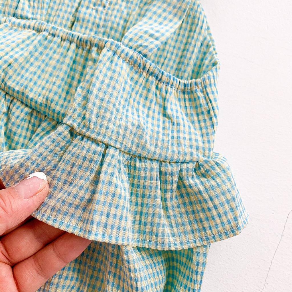 Set áo liền quần một mảnh và băng đô cho bé sơ sinh