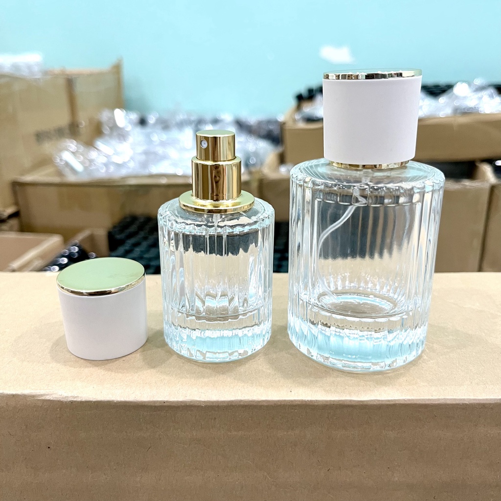 Chai,lọ Đựng Nước Hoa Thủy tinh Vân Kim Cương Dung Tích (30ml-50ml)