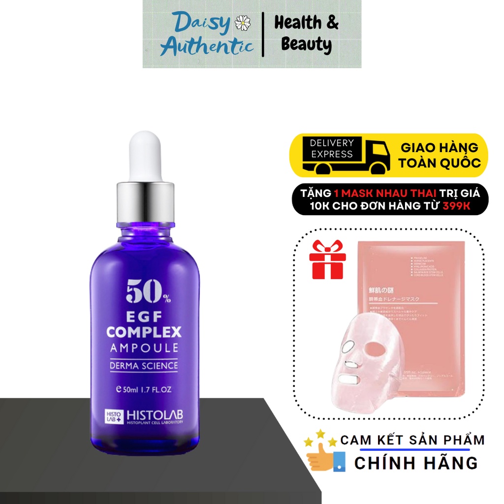 Serum Histolab 50% EGF Complex Ampoule DERMA SCIENCE 50ml - Tinh Chất Chống lão hóa da