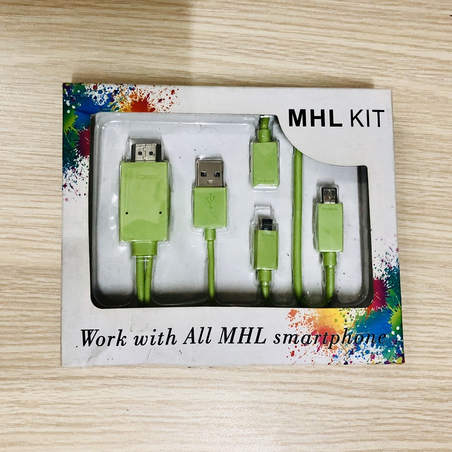 Dây MHL KIT chuyển đổi micro usb điện thoại sang HDMI (kết nối điện thoại với tivi)