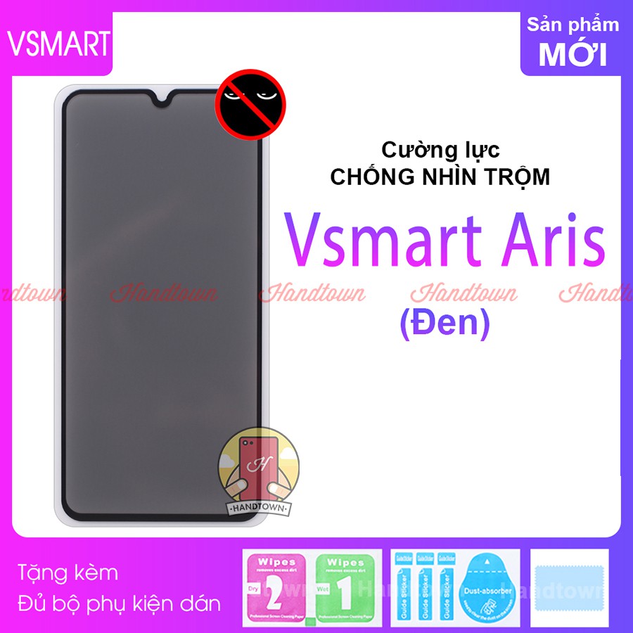 Kính Cường Lực Chống Nhìn Trộm dành cho Vsmart Aris / Vsmart Aris Pro Full Màn Full Keo