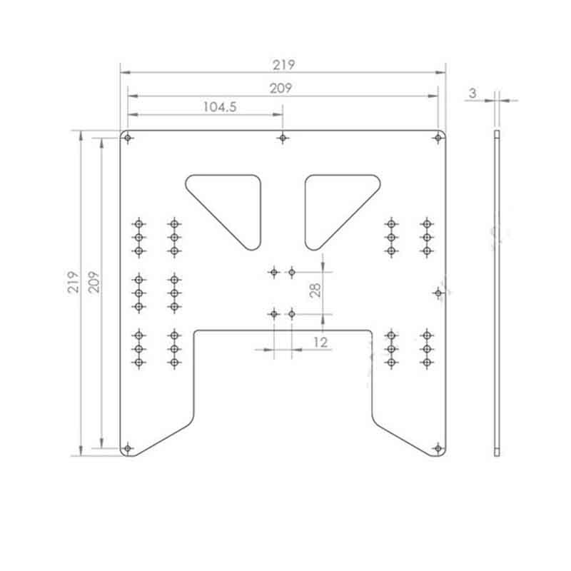 Phụ Kiện Hợp Kim Nhôm A8 A6 3d Cho Máy In 3d A8 A6