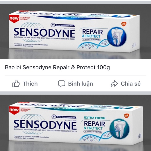 Kem đánh răng sensodyne