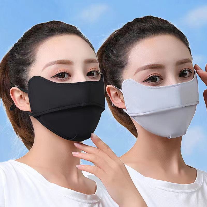 Khẩu Trang Vải Kháng Khuẩn Thoáng Khí Chống Bụi, Chống Nắng Có Nút Chỉnh Dây Thời Trang