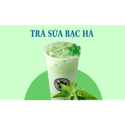 Set trà sữa tự pha trân châu đen vị bạc hà nguyên liệu nấu đơn giản (25-30 ly) tại nhà Bếp Yêu Meli