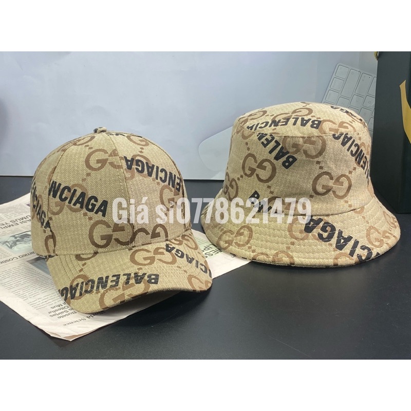 combo 1 cặp kết + bo bucket vải nhập thời trang