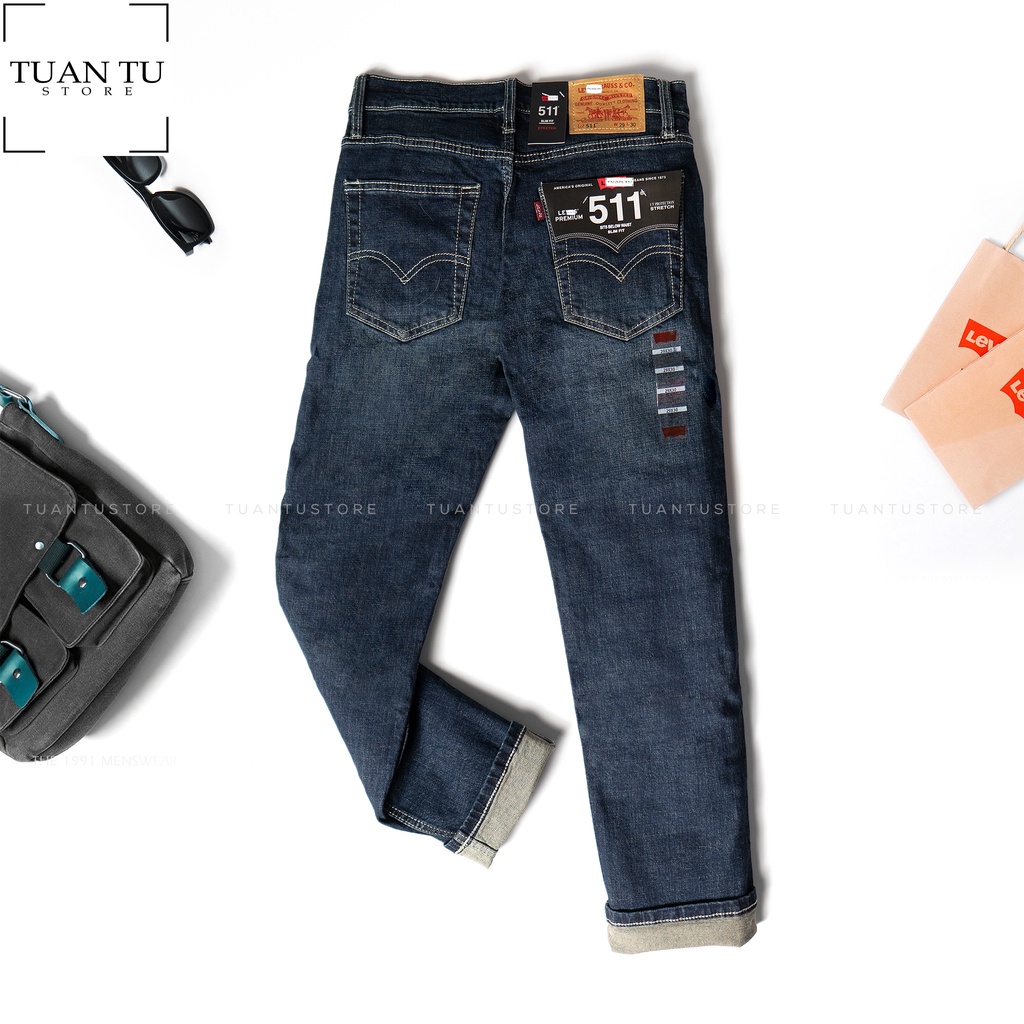 Quần Jeans dài nam,form ống đứng,chất vải co dãn,ống quần 17-19cm,made in cambodia T06