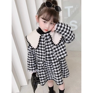 Set dạ váy tặng kèm gấu siêu xinh cho bé gái
