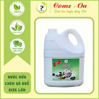 Nước rửa chén sả quế Come-on hữu cơ, nước rửa chén thành phần tự nhiên, thân thiện môi trường - Chuẩn 100%