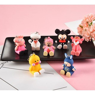 Móc chìa khóa hoạt hình 3D
