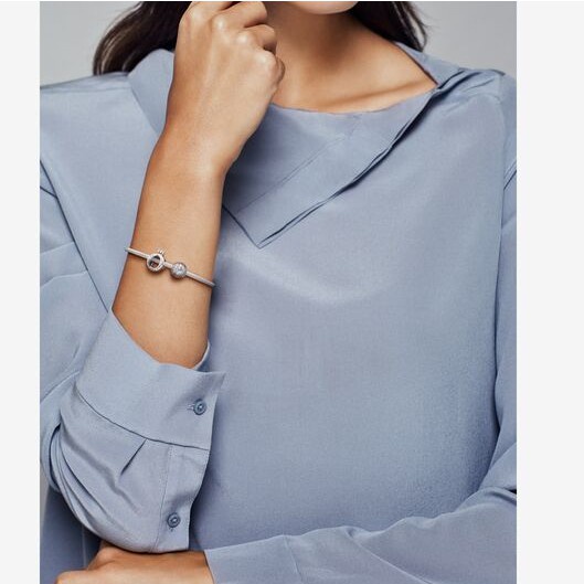 Pandora Mặt Vòng cổ Bạc 925 Hình Vương Miện Xinh Xắn