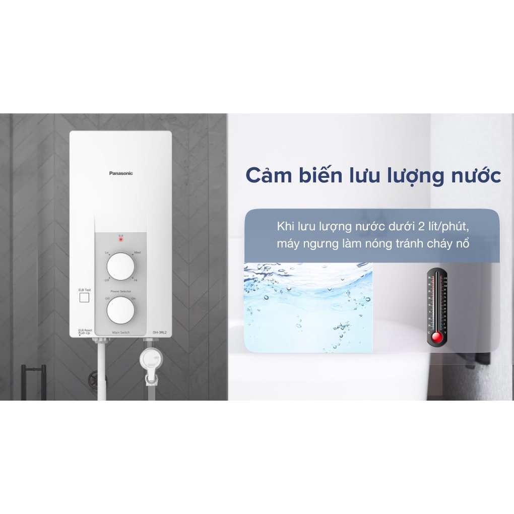[HCM] Máy nước nóng Panasonic DH-3RL2VH