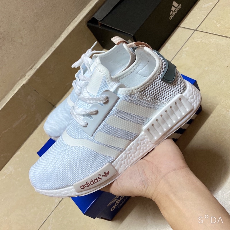 Giày Sneaker Adidas NMD R1 Trắng Xanh (fullbox)