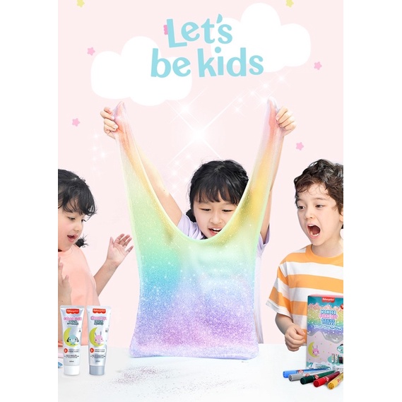 Bộ kit làm Slime Fisher Price Chính Hãng với 2 chai gel dành cho trẻ em