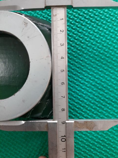 Nam châm trắng từ Neo vĩnh cửu đường kính 8.7cm dày 0.6cm  cực mạnh. 589nhattao