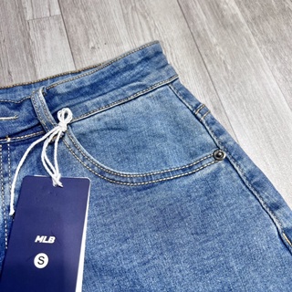 Quần short MLB jean full tag chuẩn hình thật
