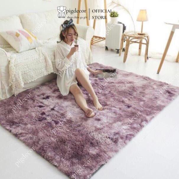 Thảm Lông Loang Trải Sàn Kích thước 1m6x2m