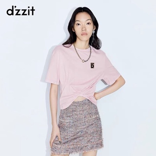 Áo thun xoắn eo Dzzit