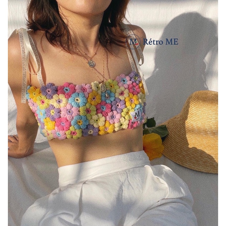 Áo len hoa Floral ME Top | BigBuy360 - bigbuy360.vn