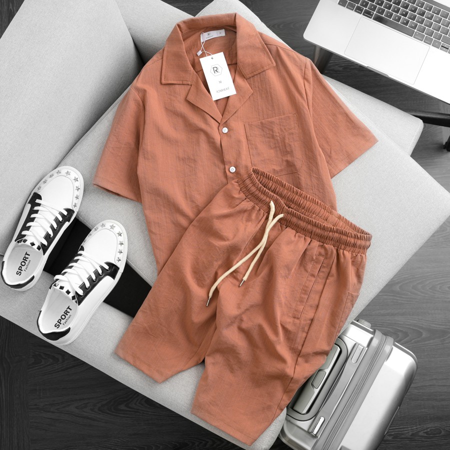 [Hàng Chất Đẹp] Bộ Đũi Nam Hàng Cao Cấp Form Dáng Trẻ Trung Năng Động | BigBuy360 - bigbuy360.vn