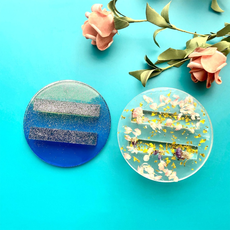 San * Khuôn Silicon Làm Giá Đỡ Điện Thoại / Thẻ Danh Thiếp Trang Trí Văn Phòng Quầy Bartop M