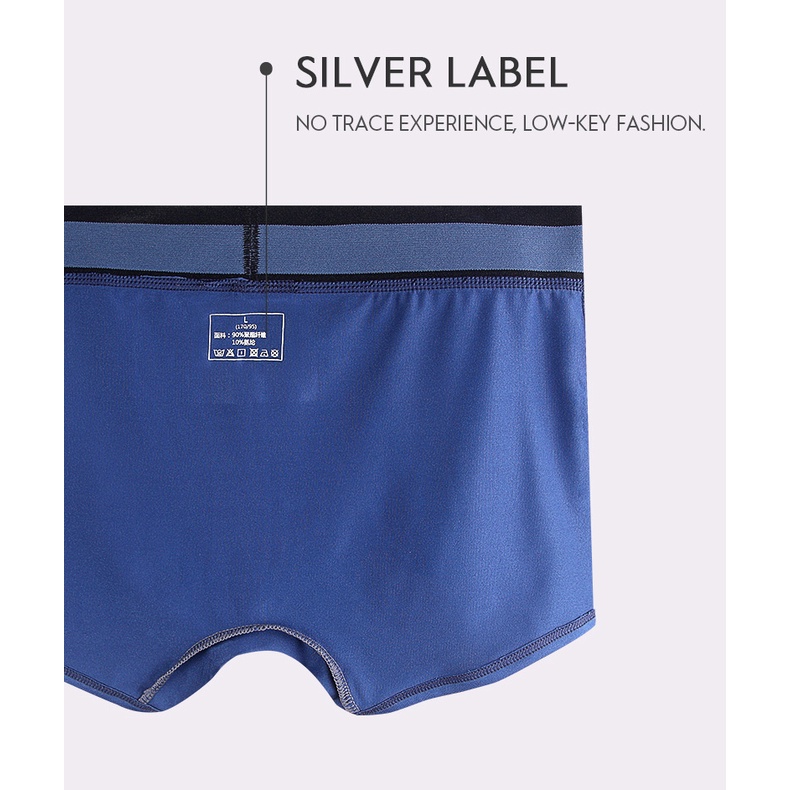 Quần Lót Boxer Vải Lụa Lạnh Lưng Vừa Thoáng Khí Thời Trang Mùa Hè Cho Nam 134