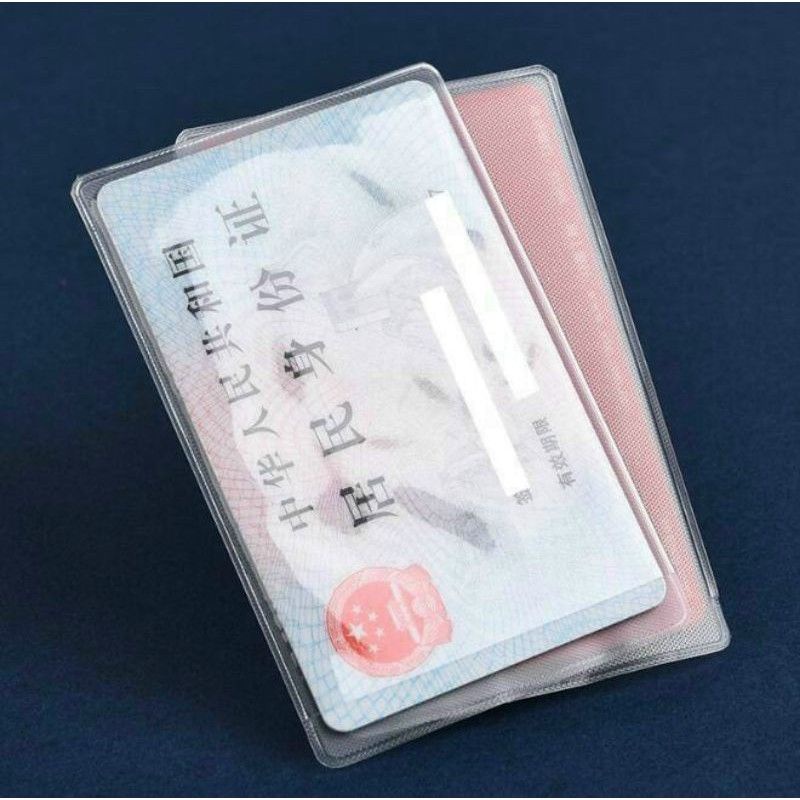 Combo 10c bọc thẻ căn cước công dân,bằng lái xe 1 mặt nhám