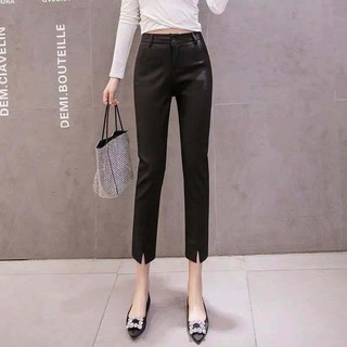 Quần cạp cao áo khoác dạ cạp cao