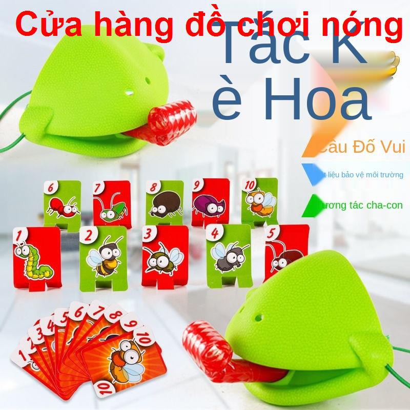 Hawang với cùng loại FROG nhổ lưỡi thăn mặt nạ Net Red Mask Creative Desktop Cha mẹ-con game unzip Đồ chơi