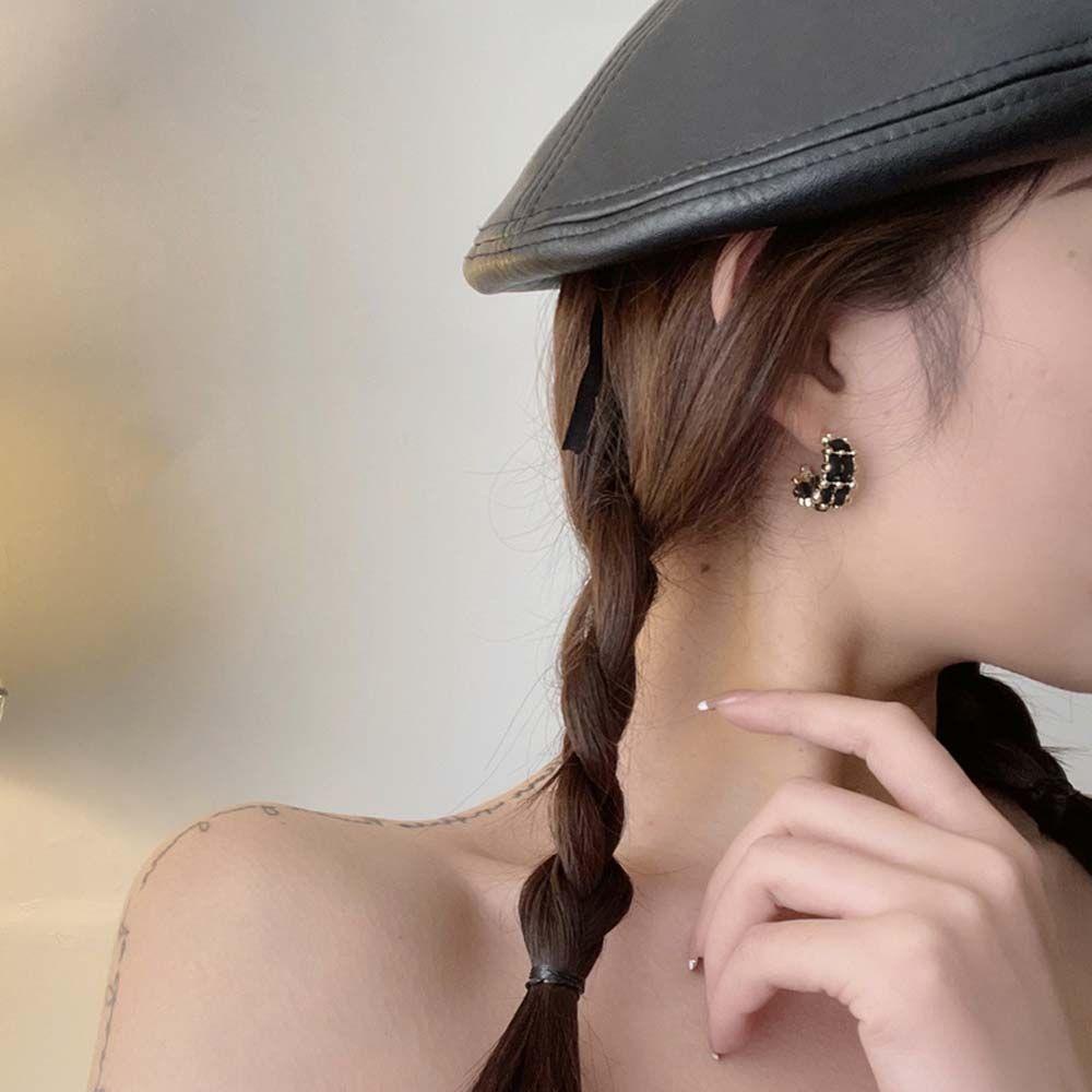 Khuyên Tai Tròn Phong Cách Vintage Thời Trang Cho Nữ