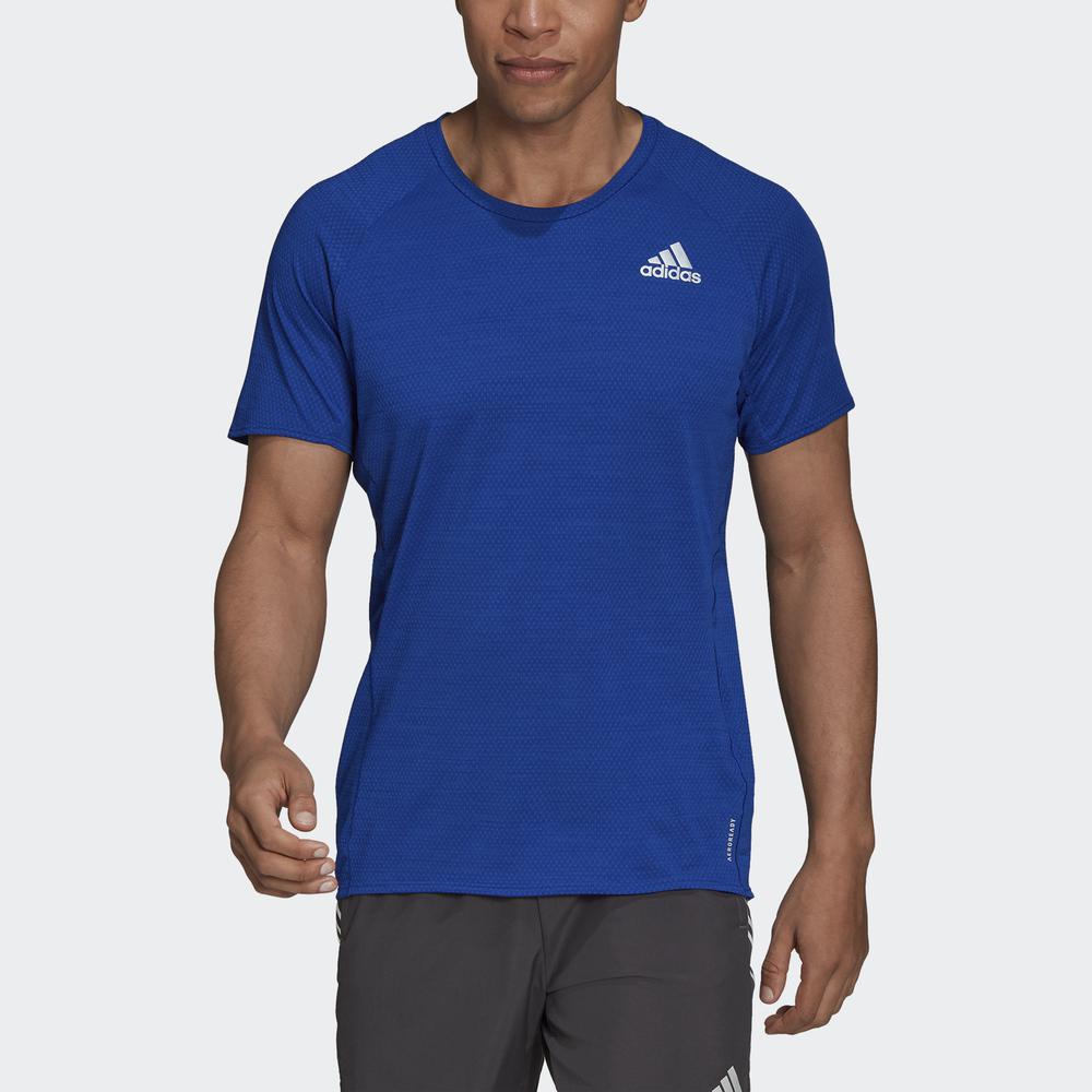 Áo Tee adidas RUNNING Nam Áo Thun Runner Màu xanh dương H25047