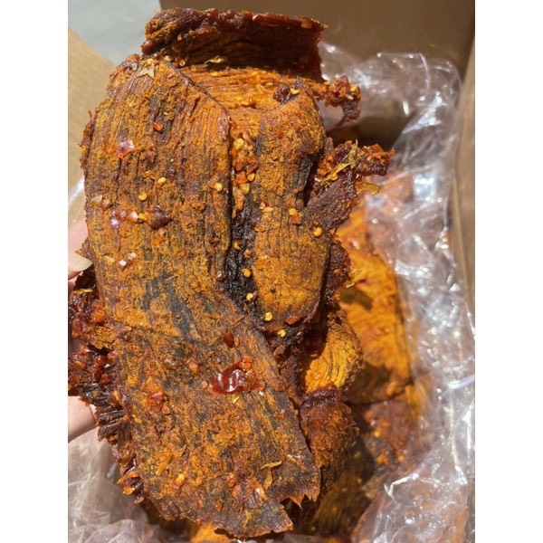 KHÔ BÒ MIẾNG mềm Hồng Ngự, hủ pet 250gr