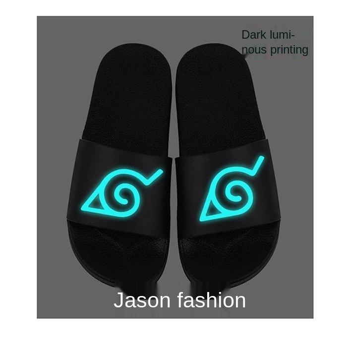 Dép Dạ Quang Đế Dày Chống Mòn In Họa Tiết Naruto Akatsuki Thời Trang Xuân Thu Cho Nam Và Nữ