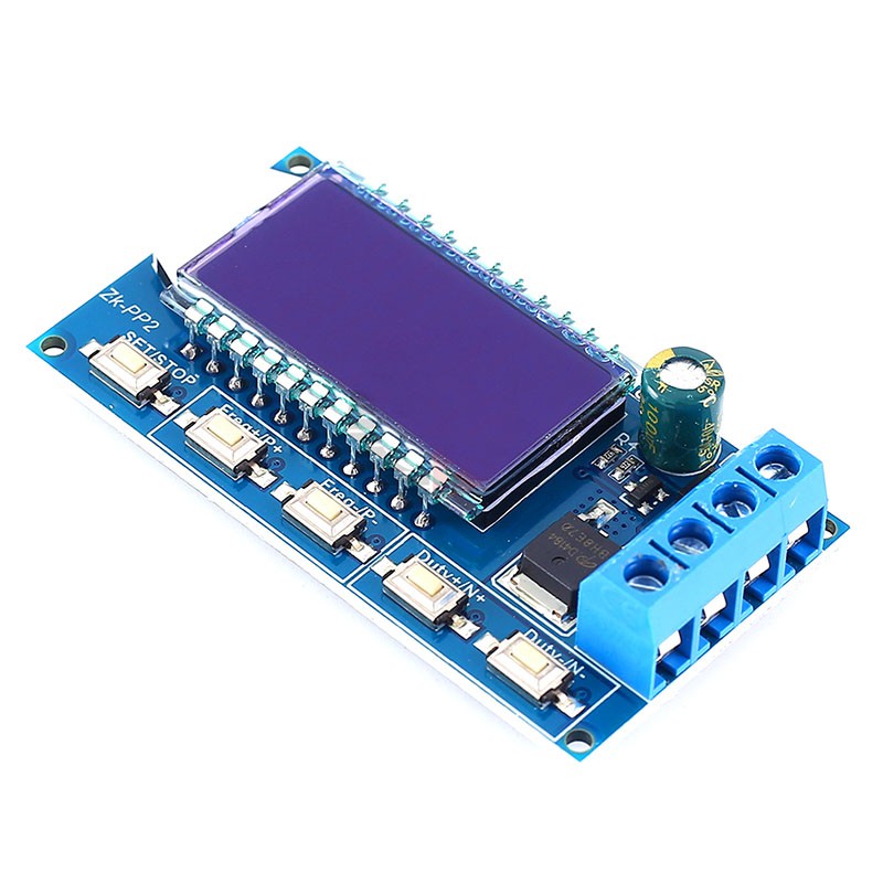 Bộ tạo tín hiệu xung PWM có thể điều chỉnh 1CH 1-150KHz 8A Mô-đun trình điều khiển LCD Chu kỳ làm việc tần số cho đèn LED Van điện từ động cơ ánh sáng