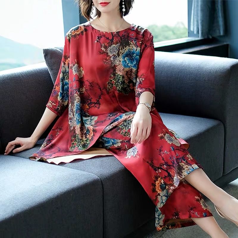 Bộ Đồ Hai Món Quần Ống Rộng In Họa Tiết Cổ Điển Thời Trang Cho Nữ | BigBuy360 - bigbuy360.vn
