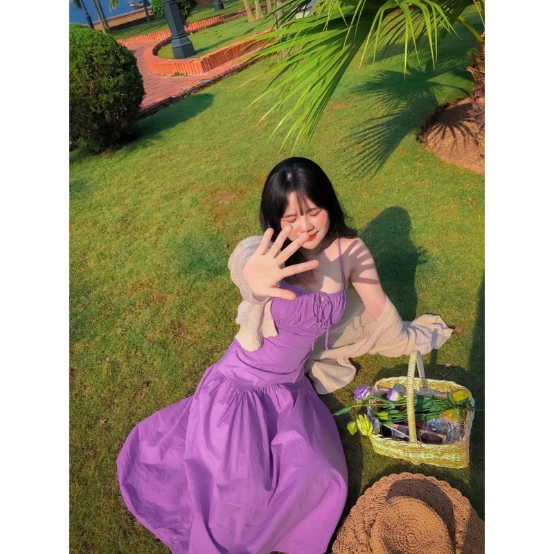 Váy đi biển maxi