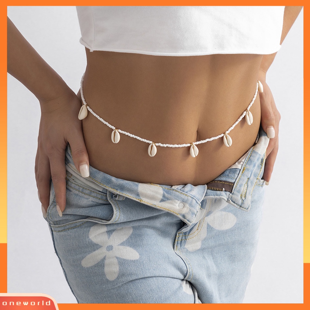 |Áo Thun In Hình ONEOR Thời Trang Năng Động| Vỏ Sò Thắt Lưng Dạng Chuỗi Hạt Phong Cách Cổ Điển Chống Vỡ Dành Cho Đi Biển
