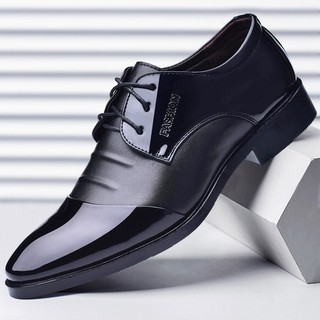💎Giày nam size cộng 45-48 Giày da mũi nhọn