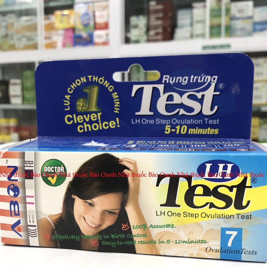 Que thử rụng trứng Abon mỹ hộp 7 test ( bán lẻ theo que)